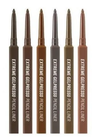 CLIO EXTREME GELPRESSO PENCIL LINER 01 BLACK BROWN