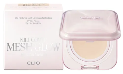 CLIO KILL COVER MESH GLOW ESSENTIAL CUSHION SPF50+, PA++++ 23N GINGER