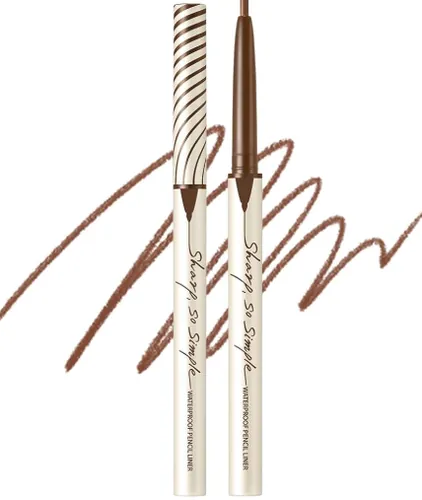 CLIO SHARP, SO SIMPLE WATERPROOF PENCIL LINER 03 BLACK BROWN