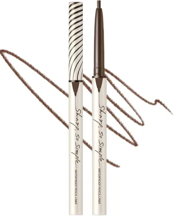 CLIO SHARP, SO SIMPLE WATERPROOF PENCIL LINER 02 BROWN